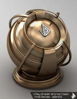 VRAY SHADER---METAL---Bronze Texture