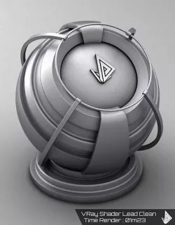 VRAY SHADER---METAL---Lead Texture