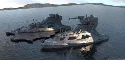 Warlord Cruise ship Advanced 1 and 2  3D model