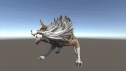 Wolves Low-poly 3D model