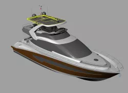 Yacht 3Dmodel 3D model