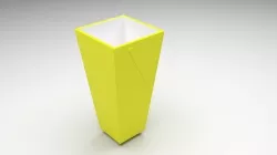 Yellow Vase 3D model