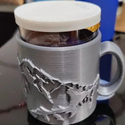 your image on a mug with nutella glass