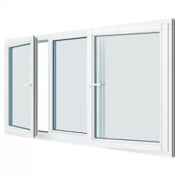100 AND MORE WINDOWS OPENED FROM THE SIDE AND VENTILATED VIEW 3D model