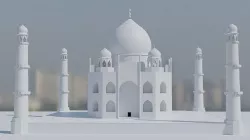 3d Taj Mahal  3D model