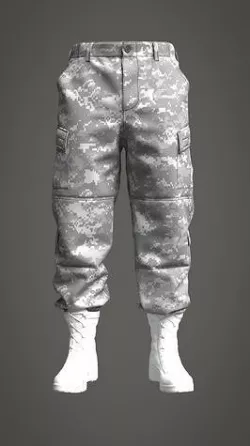 ACU Army Combat Uniform - Marvelous Designer 3D model