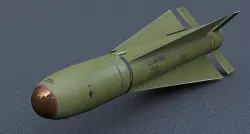 AGM 65D Maverick Air to Ground Missile Low-poly 3D model