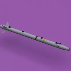 AIM-132 ASRAAM 3D model
