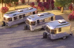Airstream trailers pack - Realistic scene 3D model