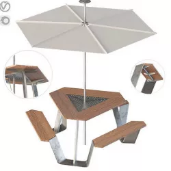 Anker bench 3D model