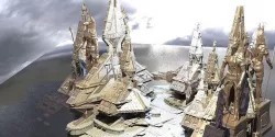 Anubis Returns pyramid tower Kit bash 5 3D model