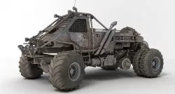Apocalyptic Truck 3 3D model