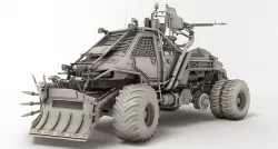 Apocalyptic Truck 3D model