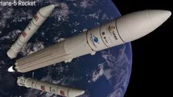 Ariane-5 Rocket Low-poly 3D model