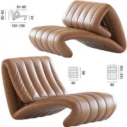 Armchair Ds 266 3D model