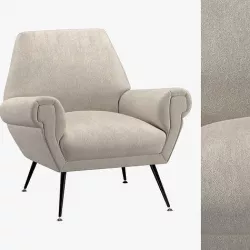Arteriors Morrison Chair 3D model