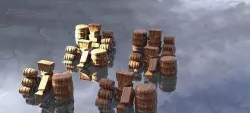 Barrels shipping barrels 3D model