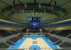 basketball arena 3D model