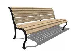 bench park-bench 3D model