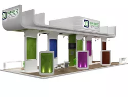 Booth Exhibition Stand a463 3D model