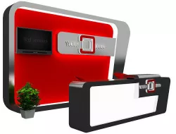 Booth Exhibition Stand a468e 3D model