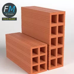 Bricks 3D model
