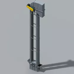 Bucket Elevator Low-poly 3D model