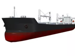 bulk carrier 3D model