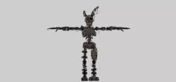 Burntrap - FNAF Security Breach Low-poly 3D model