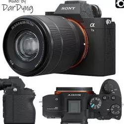 Camera Sony Alpha a7 III 28-70mm Kit Black 3D model