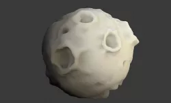 Cartoon Moon 3D model