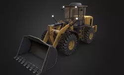 Caterpillar 930M Loader Low-poly 3D model