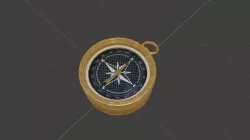 Compass Low-poly 3D model