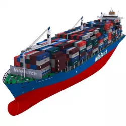 Container Ship - 02 - 3D model