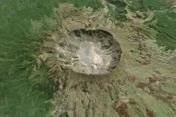 Crater Terrain 3D model
