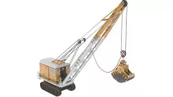 Crawler Crane Low-poly 3D model