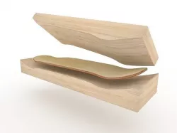 Cruiser Skateboard mold- Ready to be milled 3D model