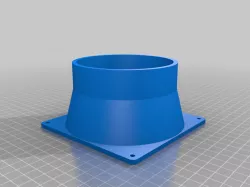 Customized Duct/Pipe Adaptor 120 x 100 mm