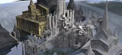 Deep alien Cult Temples 1 kit bash 3D model