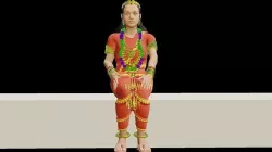 Devi sitting  3D model
