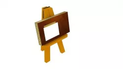Easel 3D model