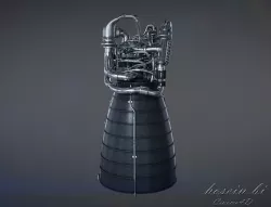 Engine  Rocket 3D model