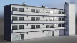 European Building 12 Low-poly 3D model