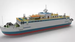Ferry RoRo 3D model