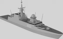 FFG Formidable Low-poly 3D model