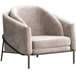 FIL NOIR Armchair 3D model