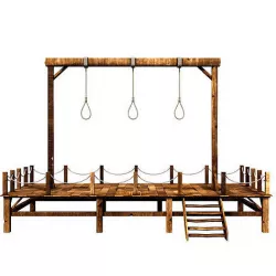 Gallows Low-poly 3D model