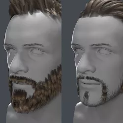 Hair Textures real time hair Texture