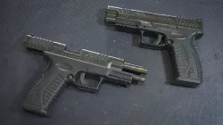 Handgun Springfield xdm Low-poly 3D model
