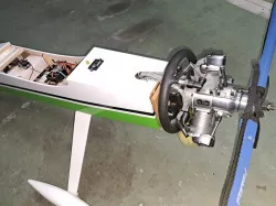 Hangar 9 Ultra Stick RC plane hatch